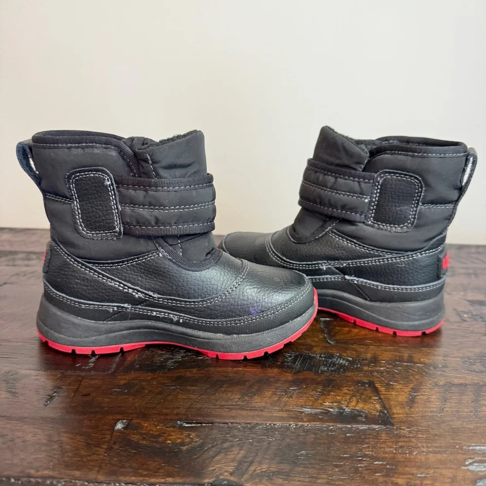 UGG Kids Taney Weather Boot Black Red Trim Toddler 9